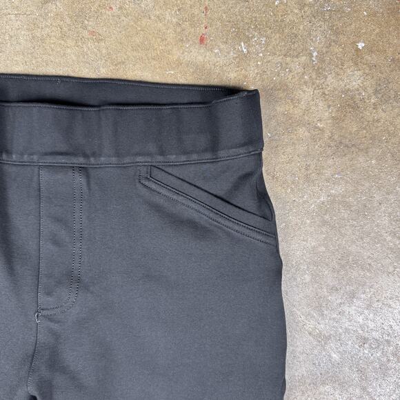 Spanx Women’s Black Ponte Pull-On‎ Slim Ankle Pants Size Large Comfort Workwear - Picture 3 of 14